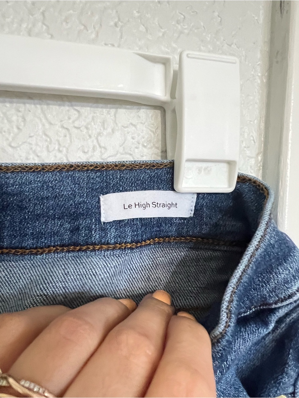 Frame Le High Straight Jeans in Bestia Medium Wash Size 31 - Picture 6 of 9